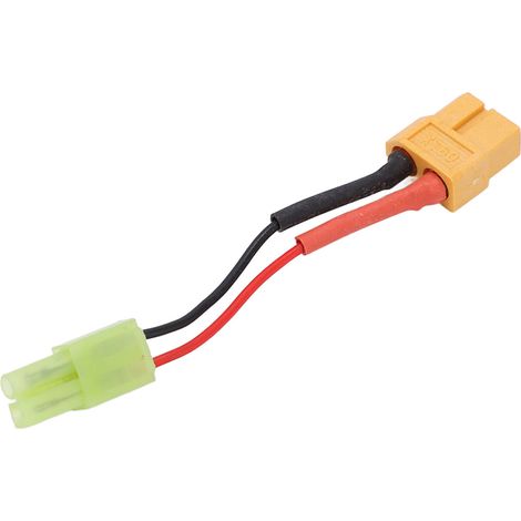 Adaptateur XT60 Mâle vers Tamiya Mâle - Câble de Conversion pour Batteries RC et Chargeurs Lipo (1/5)