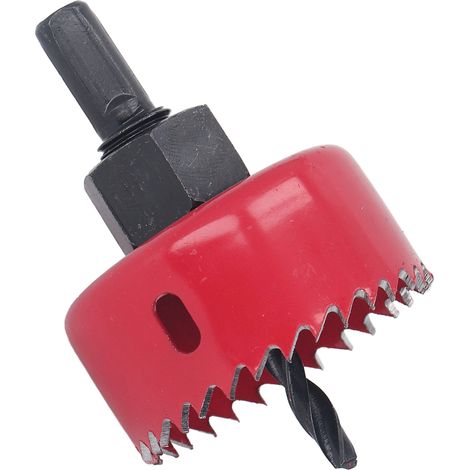 Scie cloche à ouverture précise en acier allié haute résistance HSS pour tuyaux en plastique, bois et métal (1/5)