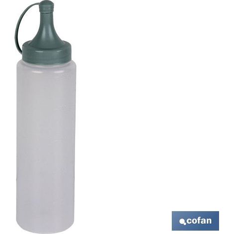 Oliera Modello Albahaca Bottiglia per salse o olio Bottiglia di plastica da spremere Verde acqua