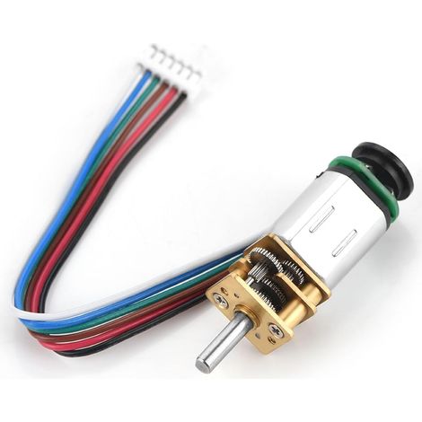 DC6V Gear Motor with Magnetic Encoder DC Gear Motor Gearbox 2W GBMQ-GM12BY20 (6V 70RPM) (1/5)