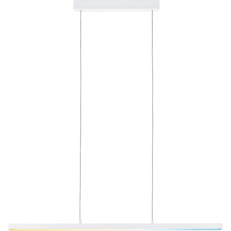 LED luminaire en suspension Lento Smart Home Bluetooth 1x43 W gradable Tunable White Blanc aluminium, synthétique plafonnier 2700 K (1/5)