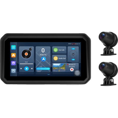 Dashcam per moto, touchscreen, GPS integrato, dashcam per moto (1/2)
