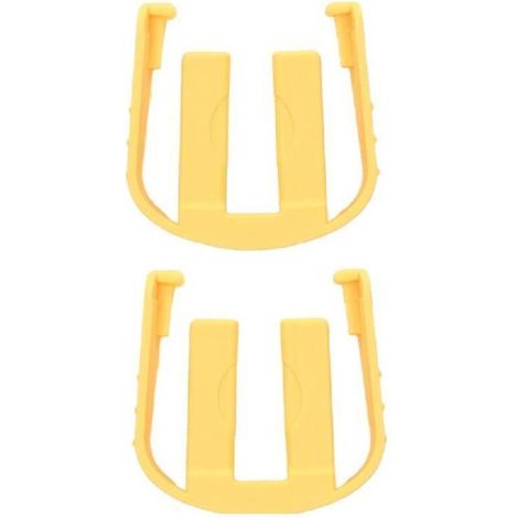 Lot de 2 rondelles de voiture, autres outils de jardin, connecteur rapide, boucle, clip en C, pièces de rechange, convient pour Karcher K2, K3, K7, jaune (1/4)