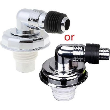 Joint d'étanchéité pour tuyau d'évacuation de machine à laver, coude de vidange pour tête de lavage, résistant, 76 mm, multi-usages-AquaForge (1/5)