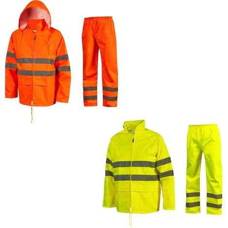U-Power Halley Arbeitsregenanzug - XXL - Orange