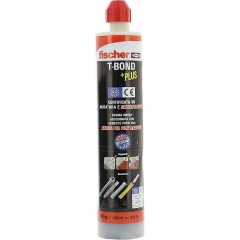 ANCORANTE CHIMICO IN RESINA PER CALCESTRUZZO E MURATURA FISCHER T-BOND -PRO (1/2)