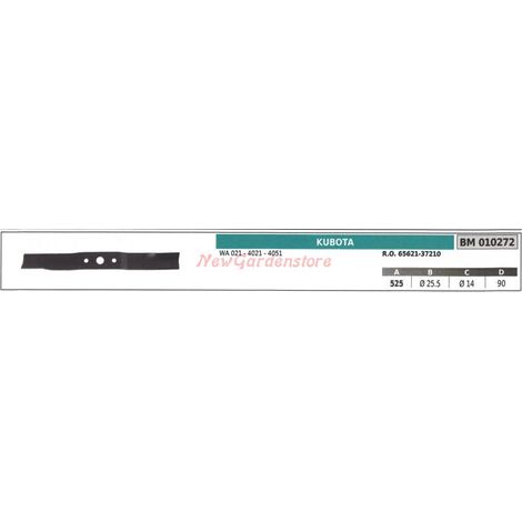 Klinge für Rasenmäher KUBOTA WA021 4051 010272