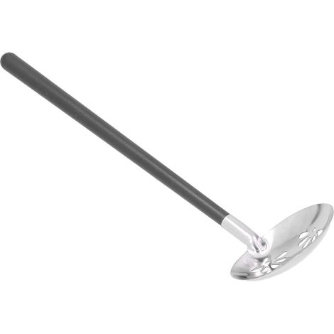 Cuillère ronde en acier inoxydable de 26 cm, louche pour plats chauds, vaisselle pour la maison, la cuisine, les restaurants et les hôtels, passoire (1/5)