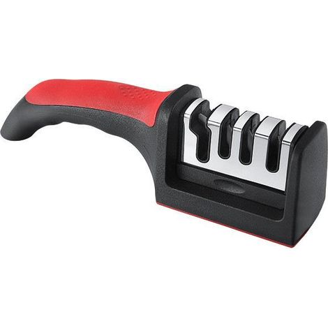 Affûteur manuel 4 niveaux pour couteaux de chef en cuisine domestique, outil de précision pour aiguiser lames et couteaux de boucher (1/5)