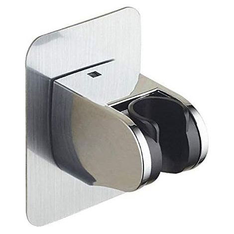 Support de douchette sans perçage, support de pommeau de douche auto-adhésif à angle réglable, ultra résistant et étanche. (1/3)
