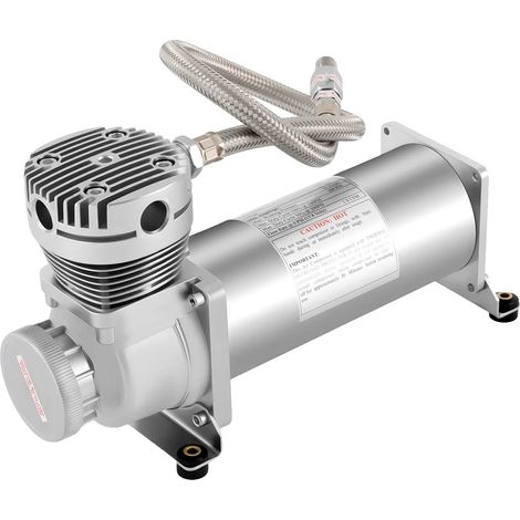 Compresseur d'air, Design portable, Contrôle intelligent, Argent (1/2)