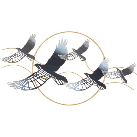 Panneau mural en fer forgé Oiseau Cm 91X7X50 (1/5)