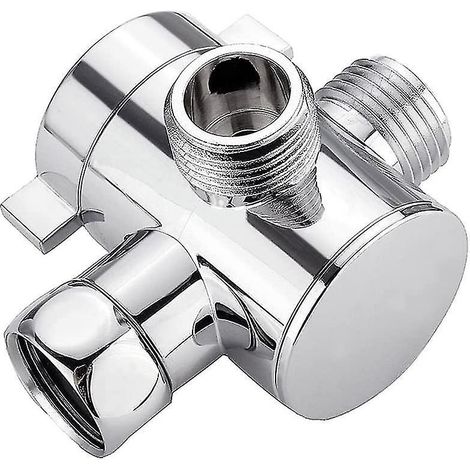 3-Wege-G1/2"-Duschumsteller, Multifunktions-Wasserabscheider, Duschadapter, Zubehör, Ersatzteil für Badezimmer-Duschköpfe.