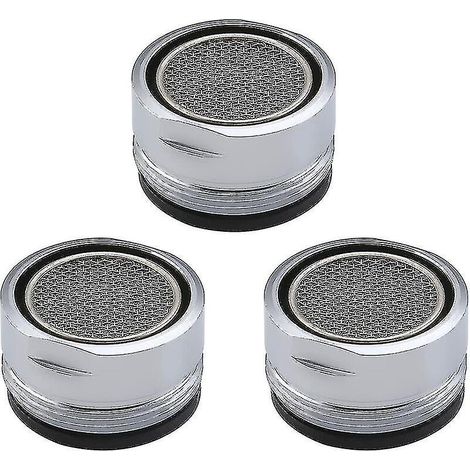 Lot de 3 filtres à eau pour robinet, accessoires de robinetterie, diffuseur, filtre avec joint pour cuisine et salle de bain (1/5)