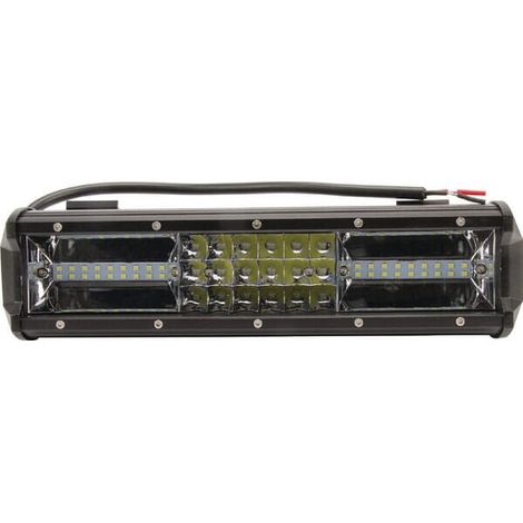 Lichtleiste LED'81W 7290lm rechteckig 12 / 24V weiß 304x57mm Kabelendhülse Combo 54 LEDs'UNIVERSAL LA10301 (1/5)
