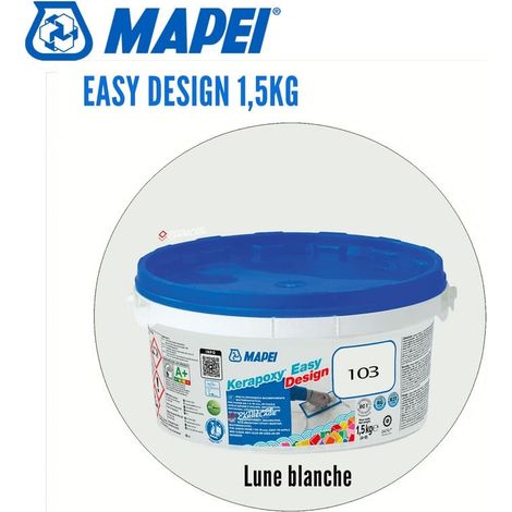 Joint époxy Kerapoxy Easy Design MAPEI 103 Lune blanche - 1,5 Kg