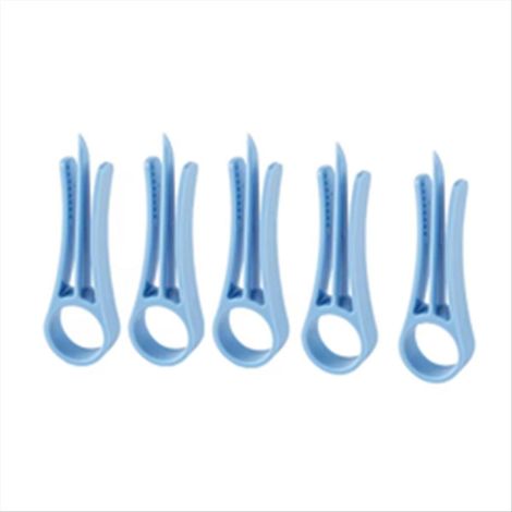 Netzwerkkabel-Entwirrungswerkzeug (5er-Pack), Kabelglätter für CAT5/CAT5e/CAT6/CAT7-Kabel, Paartrenner, blau (1/5)