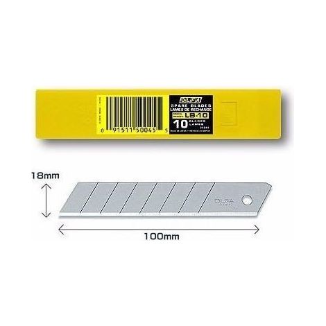 Olfa Lama Troceable argento 100x18 mm