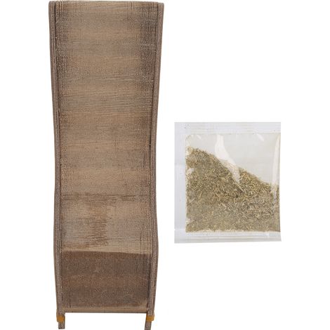 Tapis Grattoir Pour Chat - En Carton Ondulé Écologique - Nid Dormeur Pliable avec Herbe À Chat - 1 Pièce (1/5)