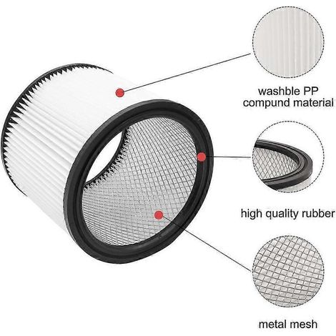 Ersatz-HEPA-Filter für Shop Vac 90304 90350 5-Gallonen- und große Nass- und Trockensauger Zubehör