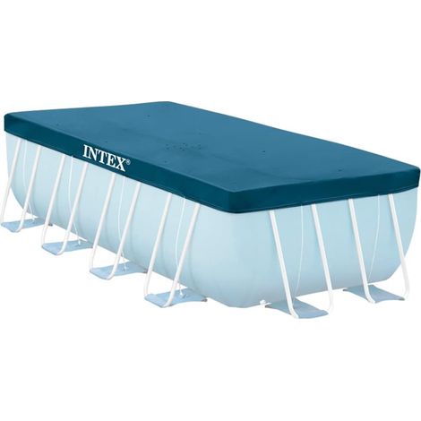 Rechteckige Poolplane L400x20cm aus PVC und Polypropylen - Intex