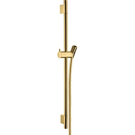 Hansgrohe Unica'S - Asta saliscendi 65 cm con flessibile doccia, color oro lucido 28632990 (1/4)