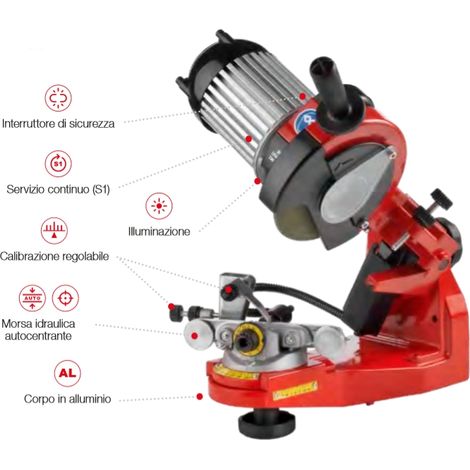 SUPER JOLLY elektrischer Schleifbock für alle Kettentypen