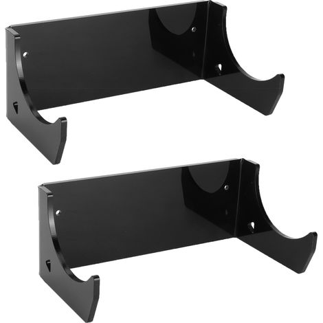 2 Pièces Porte-Skateboard Mural pour Affichage et Rangement, Support pour Snowboard, Noir (1/5)