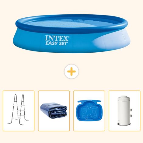 Intex Piscine Easy Set Ronde - 396x84 cm - 5-pièces S144 (1/5)