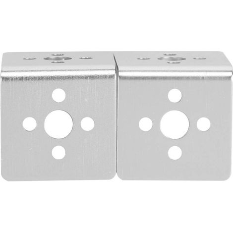 2 Stück L-Winkel 7005 Aluminium Roboterteil passend für Tetrixrobotics Pitsco (1/5)