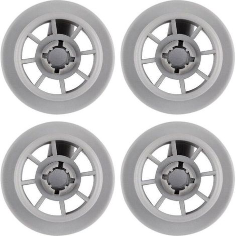 4 Pièces Roues Pour Lave-vaisselle Roue Du Panier Inférieur Accessoires De Lave-vaisselle Roulettes De Lave-vaisselle Panier Inférieur Rouleaux De Lave-vaisselle Molette Plastique (1/4)