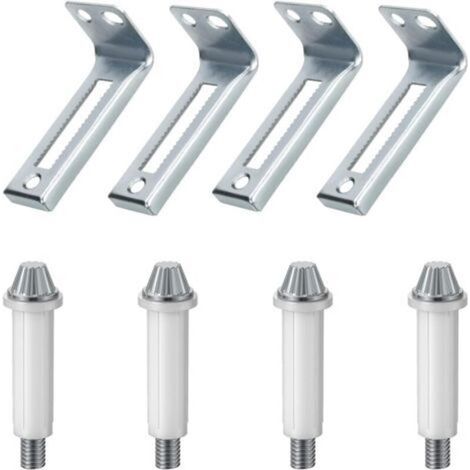 Bifold Door Hardware, Bottom Pivot Kit for 4 Doors and Pivot Bracket, Bifold Closet Door Repair Parts. (1/5)