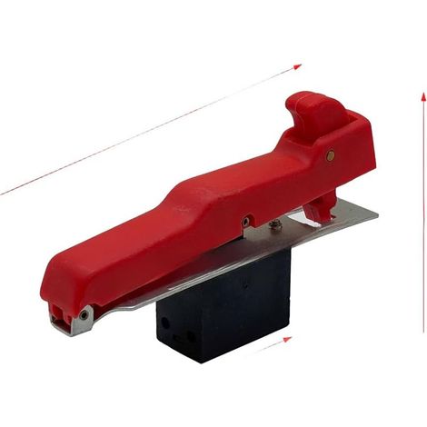 Interrupteur de sécurité verrouillable pour meuleuse d'angle 125 150 180 230 mm et machines de finition compatibles (1/4)