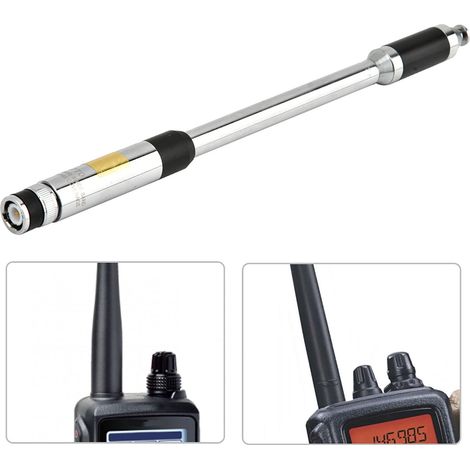 Antenne Double Bande 144-430MHz Extensible avec Connecteur BNC pour Talkie-Walkie (1/5)