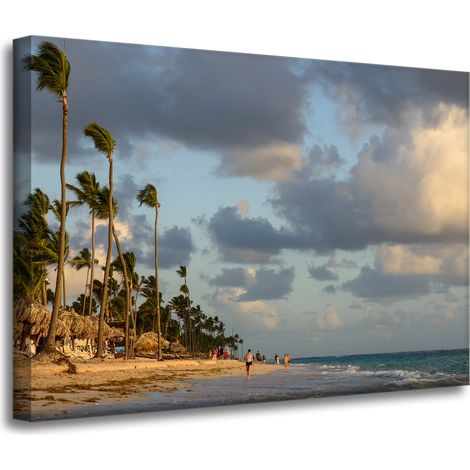 Lienzo impreso Naturaleza Isla Tropical 70x50 cm