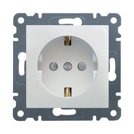 Lumina 2P + TT Steckdosensockel polarweiß WL1060