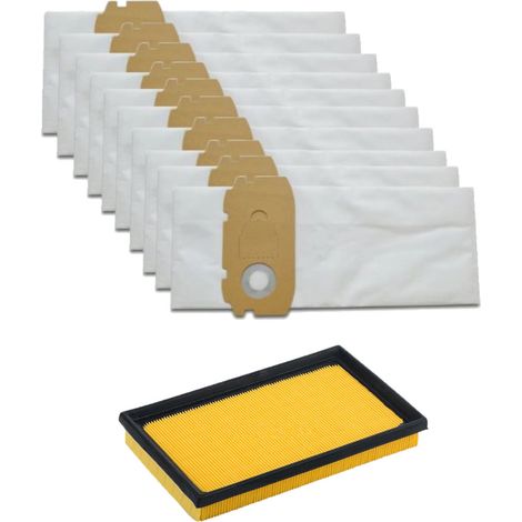 Trade-Shop SET: Mikrovlies Staubsaugerbeutel (10x) + HEPA-Filter für Festool CT/CTL/MINI/MIDI ersetzt 498410 498411 456772 456790 456077 (1/5)