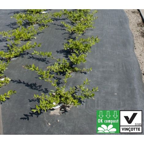 Ökolys ™ - Paillage compostable et biodégradable tissée - Rouleau de 100m Largeur: 105 cm (1/4)