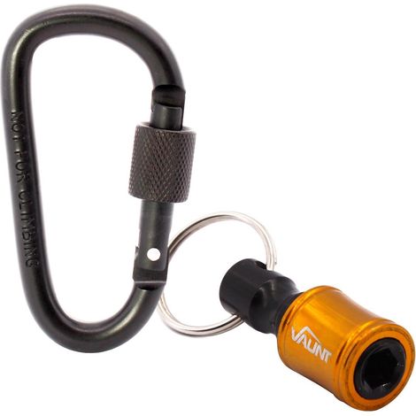 Vaunt Locking Carabiner + Vaunt Keyring Hex Bit Holder Screwdriver Drill Bit (1/5)