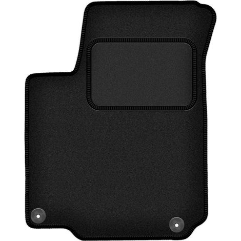 Tapis de sol conducteur en velours noir pour : VW Jetta IV berline et break (1998-2005) (1/5)