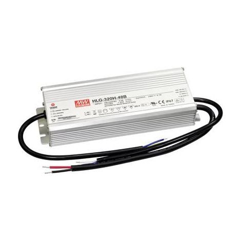 Fuente de alimentación Mean Well HLG 320H 48B Plata 321 vatios