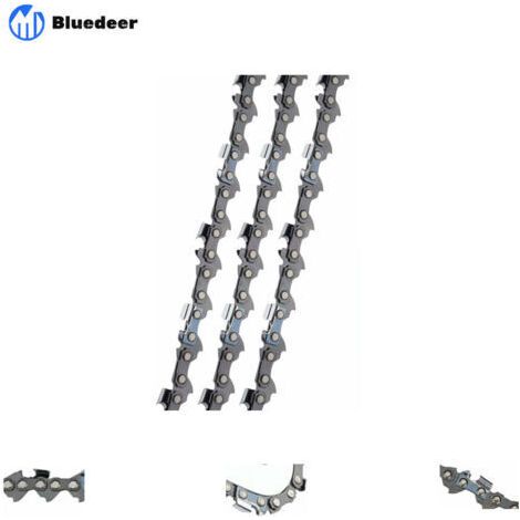 Lot de 3 Chaîne de tronçonneuse 3/8"LP 52 maillons 1,1mm 35cm Faible Rebond Compatible avec Bosch AKE 35 S AKE 35-19 S, Einhell, Husqvarna, Makita, Dolmar, Oregon et autres F (1/5)