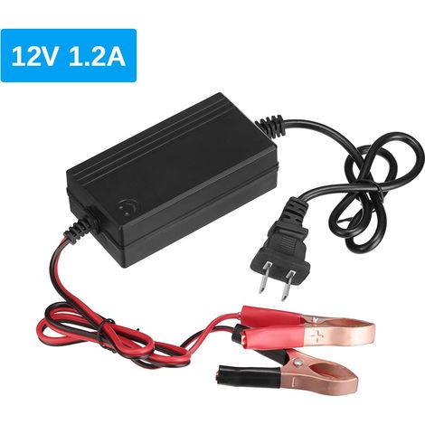 Chargeur De Batterie 12 V - Chargeur D'Entretien Automatique - Mode Trickle - 3 Étapes - Protection Inversion Polarité - 1 Pièce (1/5)