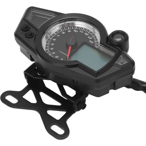 Universeller blendfreier 12V-Tachometer für Motorrad und Quad, Drehzahlmesser mit Hintergrundbeleuchtung, kompatibel mit 1, 2 und 4 Zylindern.