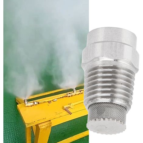Boquilla pulverizadora de cobre G1/4 para el control del polvo y la climatización en invernaderos y jardines. (1/5)