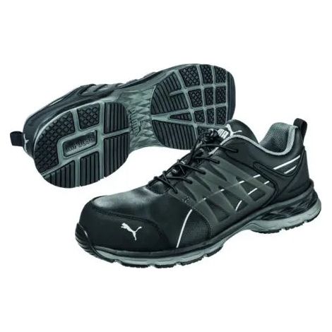 [GEBRAUCHT] B-Ware Puma Halbschuh Schuh 643840 S3 Esd Schwarz Größe 48 Rindvollleder Herren
