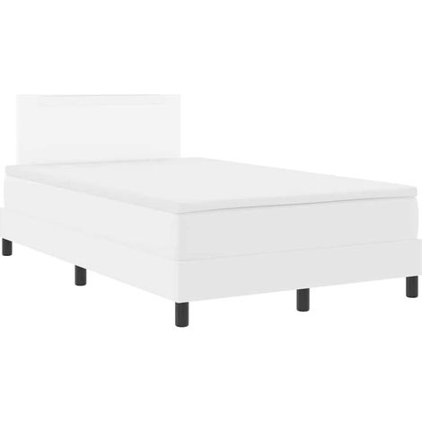 Estructura de cama con colchón 120 x 190 cm Cuero sintético vidaXL (1/5)