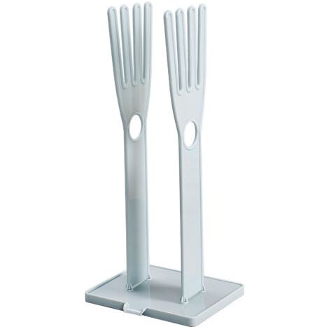BUNTHAUS Porte-gants de cuisine Porte-gants en plastique Porte-vêtements Accessoires d'évier de cuisine Porte-serviettes Outils de nettoyage de cuisine（bleu） (1/4)