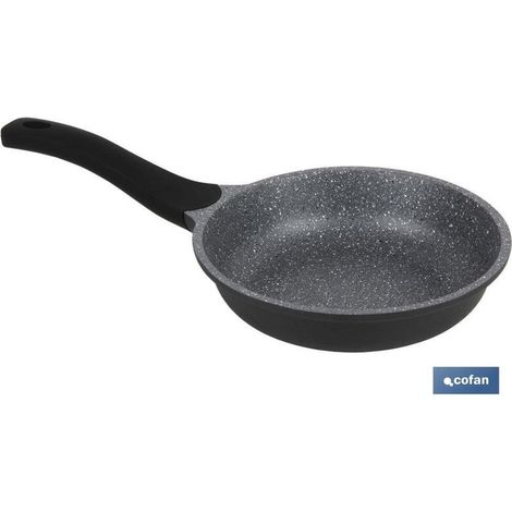 Poêle à induction Ø20 cm en aluminium forgé, compatible tous feux, fixation standard, 1 pièce, modèle Anzio, pour cuisinière induction, usage domestique et cuisine (1/3)