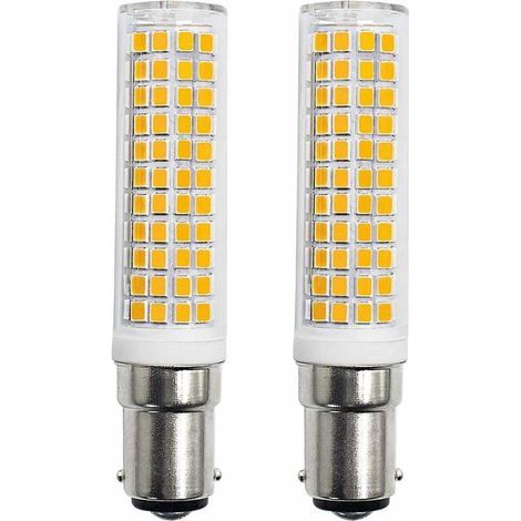 Ahlsen B15d LED-Lampen, 8 W Äquivalent, 90 W, 80 W, 75 W, Warmweiß, B15-Sockel, 910 lm, 220 V, 230 V, 3000 K (2er-Pack) (1/5)